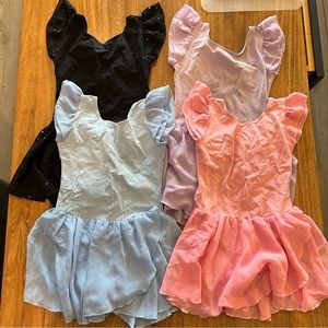 Set of 4 Dance Leotards